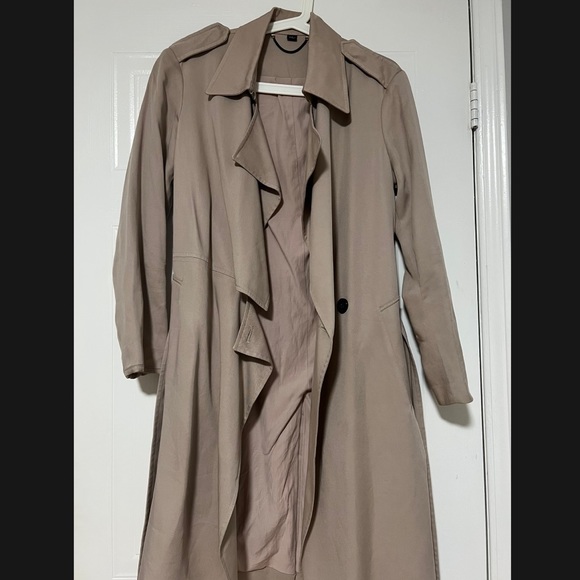 All Saints Lightweight Trench Coat - Picture 3 of 6